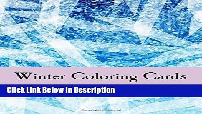 Download Winter Coloring Cards: Adult Coloring Book AND Journal Audiobook Online free