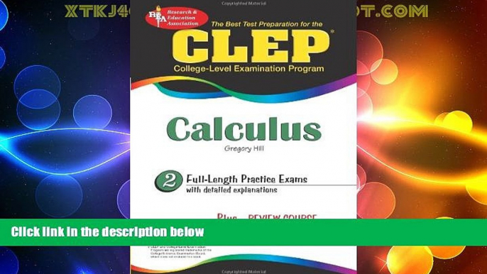 Best Price CLEPÂ® Calculus (CLEP Test Preparation) Gregory Hill On Audio