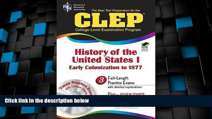 Best Price The CLEP History of the United States I w/CD (REA) - The Best Test Prep for the CLEP