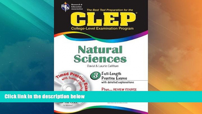 Price CLEP Natural Sciences w/ CD-ROM (CLEP Test Preparation) Laurie Ann Callihan Ph.D. On Audio