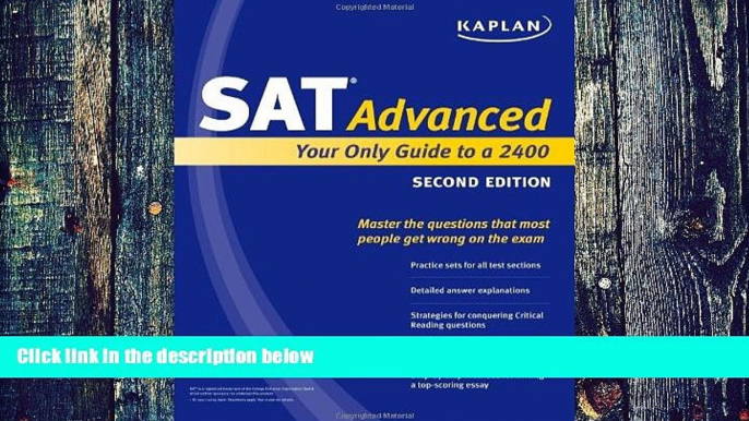 Pre Order Kaplan SAT Advanced (Kaplan SAT 2400) Kaplan mp3