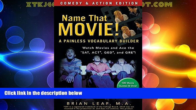 Best Price Name That Movie! A Painless Vocabulary Builder Comedy   Action Edition: Watch Movies