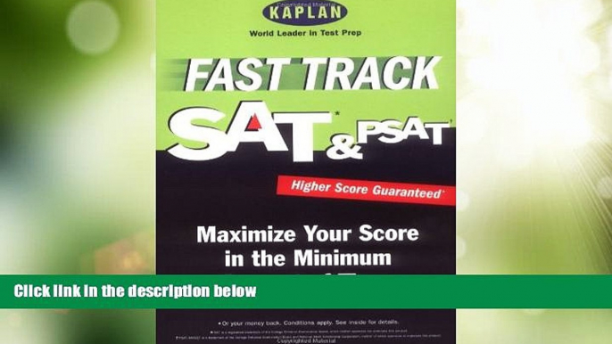 Price Kaplan Fast Track SAT   PSAT Kaplan On Audio