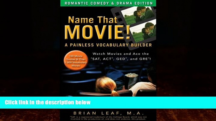 Price Name That Movie! A Painless Vocabulary Builder Romantic Comedy   Drama Edition: Watch Movies