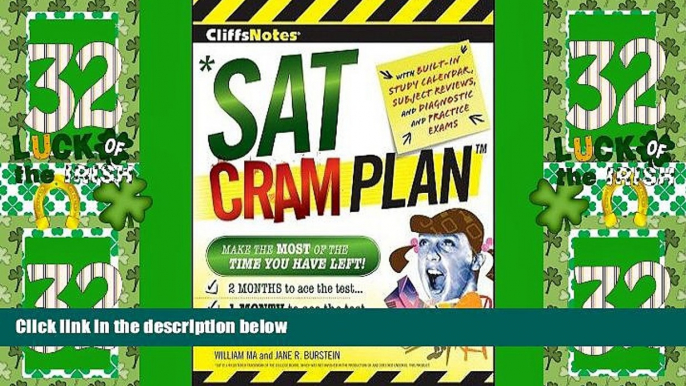 Price CliffsNotes SAT Cram PlanÂ Â  [CLIFFSNOTES SAT CRAM PLAN] [Paperback] William-(Author) ;