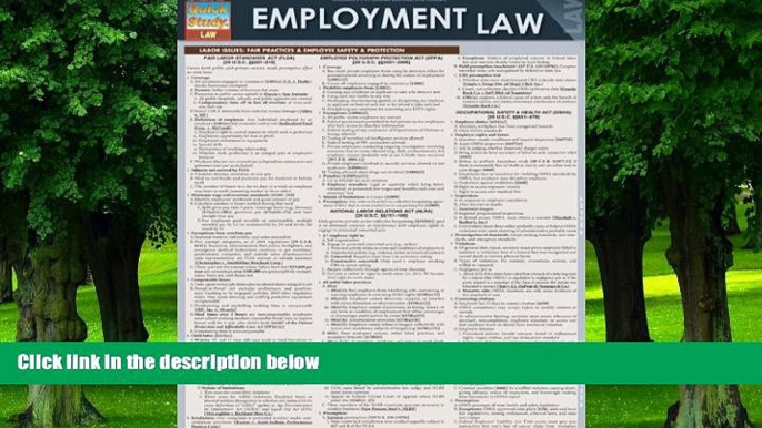 Download Inc. BarCharts Employment Law (Quick Study: Law) For Ipad