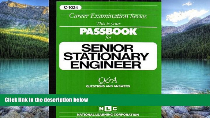 Price Senior Stationary Engineer(Passbooks) (Career Examination Passbooks) Jack Rudman For Kindle