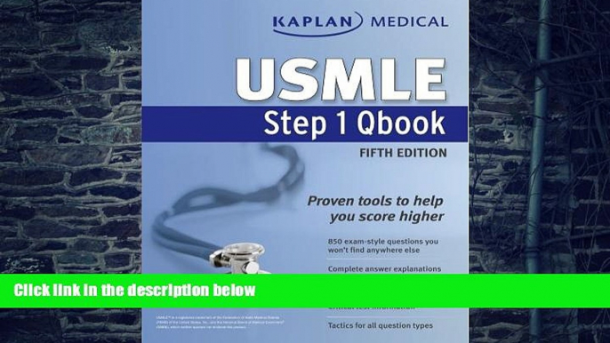 Best Price Kaplan Medical USMLE Step 1 Qbook (Kaplan Usmle) Kaplan For Kindle