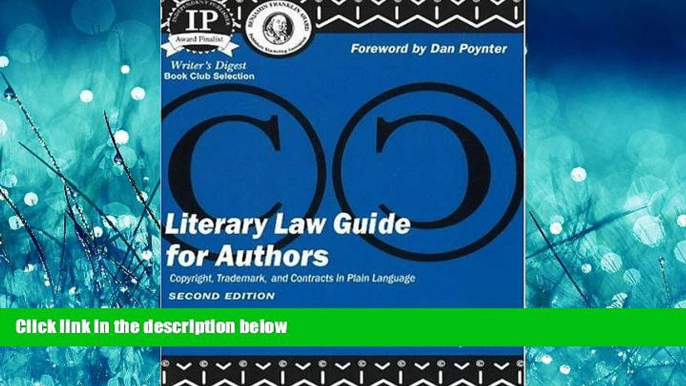 READ book Literary Law Guide for Authors: Copyright, Trademark, and Contracts in Plain Language