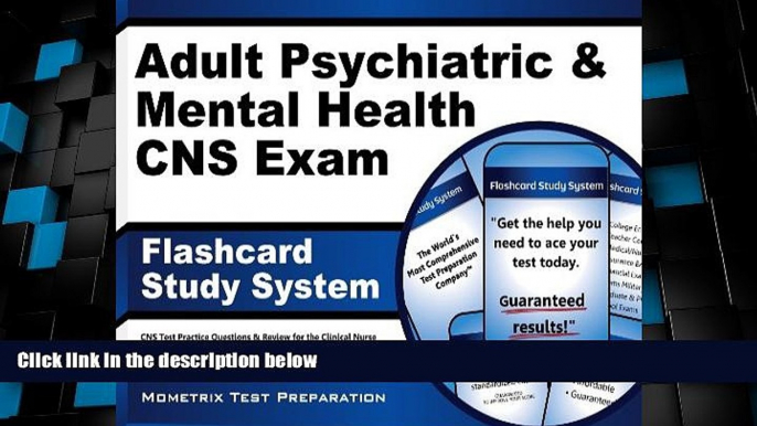 Best Price Adult Psychiatric   Mental Health CNS Exam Flashcard Study System: CNS Test Practice