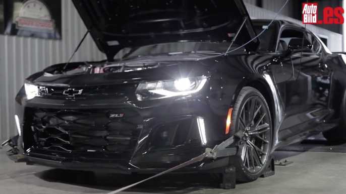 VÍDEO: Chevrolet Camaro ZL1 en el banco de potencia de Hennessey