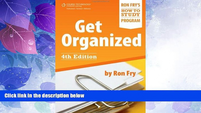 Best Price Get Organized (Ron Fry s How to Study Program) Ron Fry On Audio