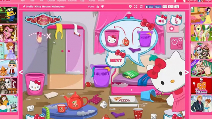 hello kitty house makeover games for girls juegos para niñas
