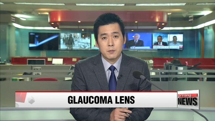Korean researchers developed a contact lense that can treat Glaucoma