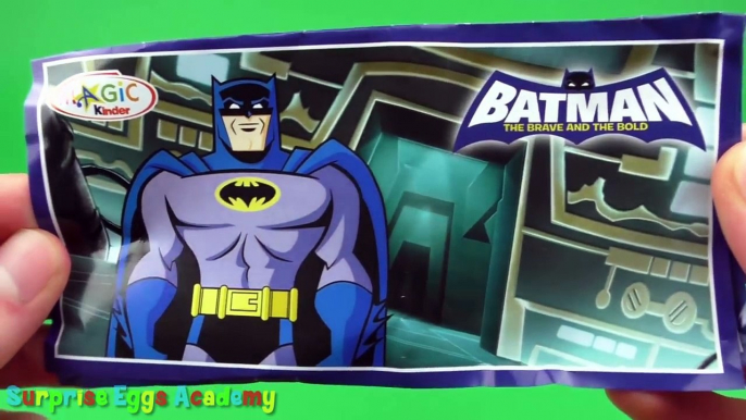 Kinder Surprise Eggs Opening - Kinder Überraschung Maxi - Batman Toys