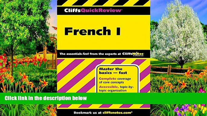 Buy Gail Stein CliffsQuickReview French I (Cliffs Quick Review (Paperback)) (Bk. 1) Full Book