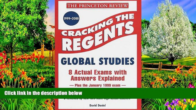 Buy Princeton Review Cracking the Regents: Global Studies, 1999-2000 Edition (Princeton Review