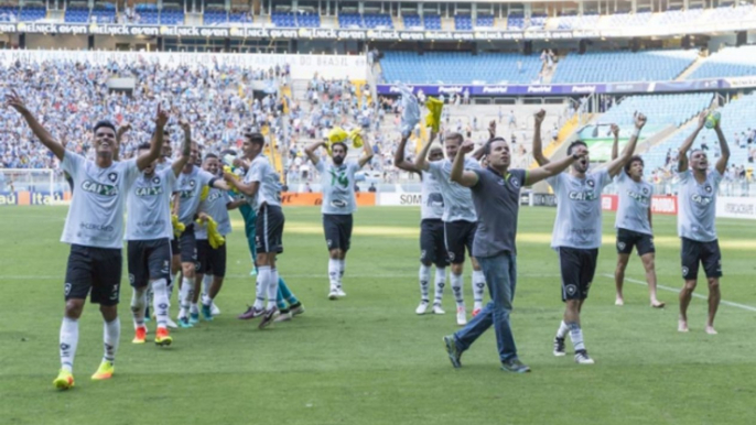 Botafogo vence o Grêmio e garante vaga na Libertadores