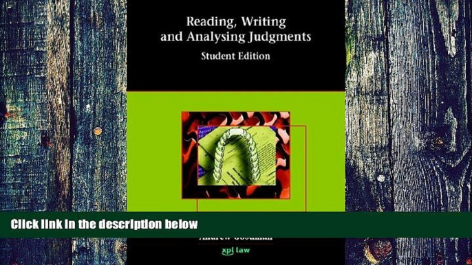 Download Andrew Goodman Reading, Writing and Analysing Judgments For Ipad