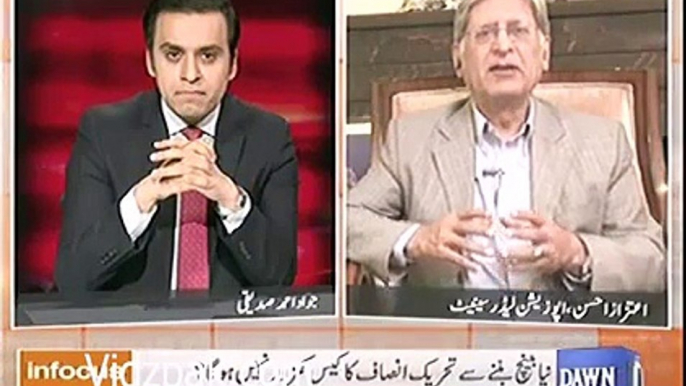 Aitzaz Ahsan Grills Nawaz Sharif and  Judiciary