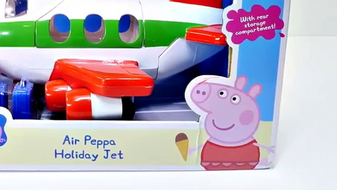 PEPPA PIG Holiday Jet Vacation Toy Episodes Peppa Pig Airplane Travel and Luggage Playset