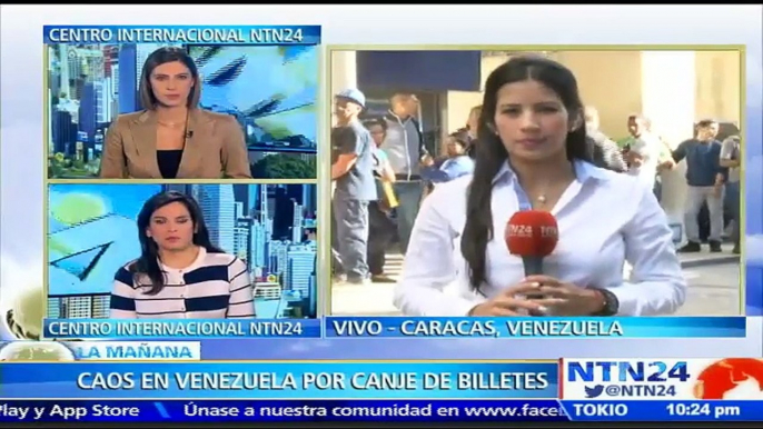 “¿Cómo se podrá defender uno ahorita sin dinero?”, venezolanos en cambio de billetes de 100 Bs.