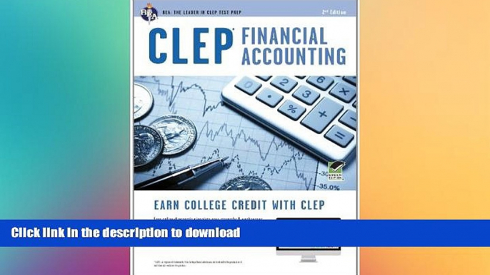 Pre Order CLEPÂ® Financial Accounting Book + Online (CLEP Test Preparation)