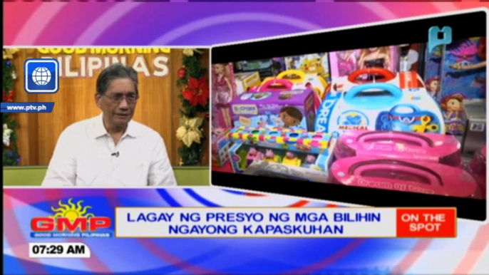 Panayam kay Atty. Almario Dimagiba tungkol sa lagay ng presyo ng mga bilihin ngayong Kapaskuhan