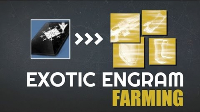 Destiny: The Taken King - Farming Exotic Engrams with "Three of Coins" - Exotic Engram Exploit