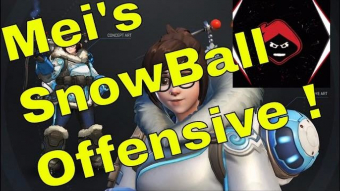 Mei's Snowball offensive and Overwatch Christmas Seasonal event featuring New skins