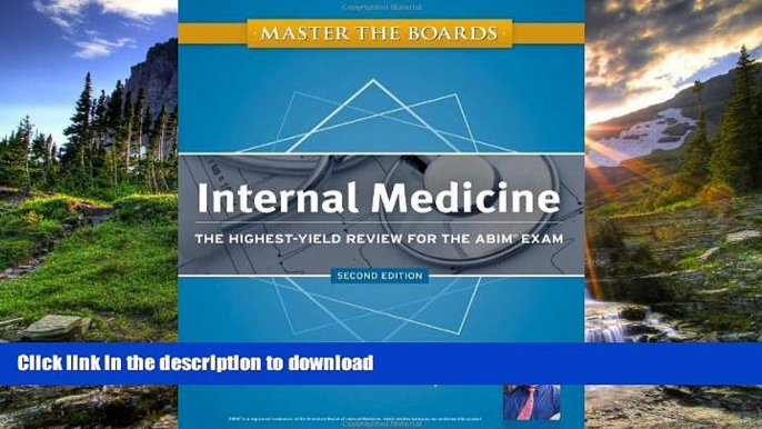 PDF Master the Boards: Internal Medicine On Book