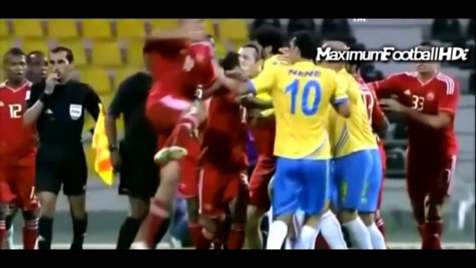 Football Fights & Angry Moments ● ( Fights, Fouls, Dives & Red cards) Part 1