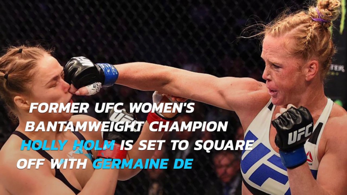 Holly Holm to face Germaine de Randamie for inaugural UFC women's 145-lb title
