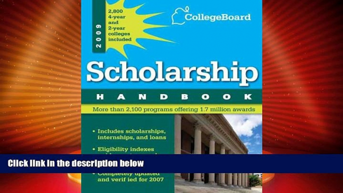 Price Scholarship Handbook 2009 (College Board Scholarship Handbook) The College Board For Kindle