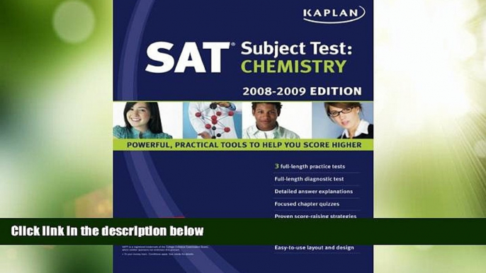 Price Kaplan SAT Subject Test: Chemistry, 2008-2009 Edition (Kaplan SAT Subject Tests: Chemistry)