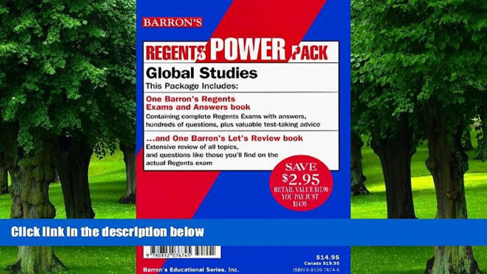 Download Not Available Regents Power Pack: Global Studies/Barron s Regents Exams and Answers