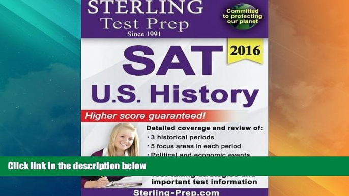 Price Sterling Test Prep SAT U.S. History: SAT Subject Test Complete Content Review Sterling Test