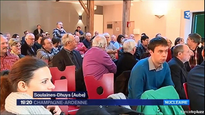 Réunion publique de la CLI - Soulaines - 14/10/2016 - JT France3 Champagne Ardenne