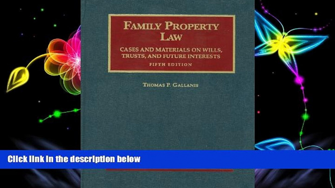 PDF [FREE] DOWNLOAD  Family Property Law Cases and Materials, 5th (University Casebook Series)