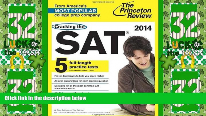 Price Cracking the SAT with 5 Practice Tests, 2014 Edition Princeton Review For Kindle