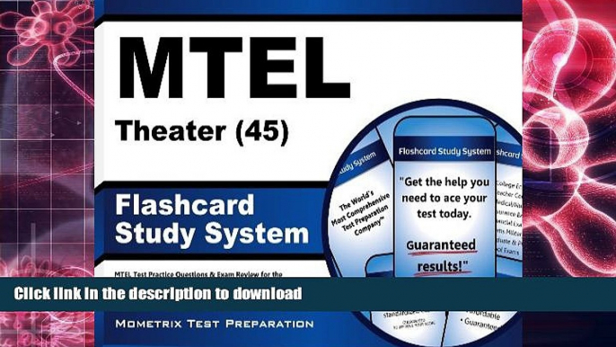 Hardcover MTEL Theater (45) Flashcard Study System: MTEL Test Practice Questions   Exam Review for