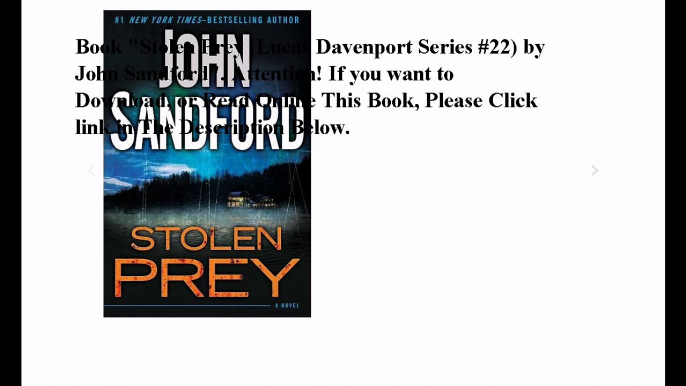 Download Stolen Prey (Lucas Davenport Series #22) ebook PDF