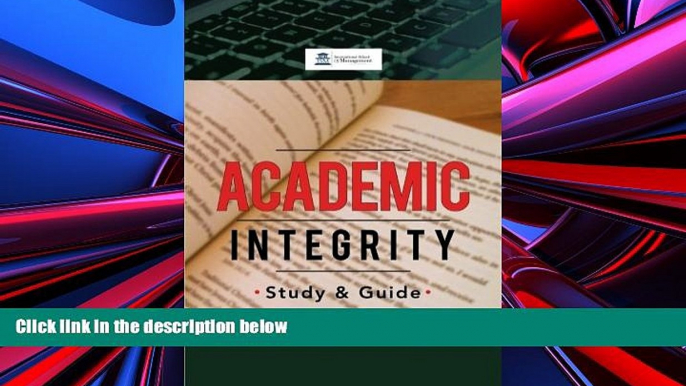 Pre Order Academic Integrity: Study   Guide Olugbenro Oyekan mp3