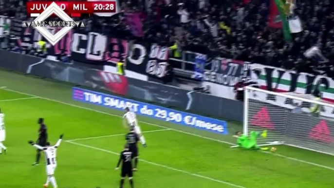 Miralem Pjanic Fantastic Kick Off Goal - Juventus 2 - 0 AC Milan  25.01.2017 (HD)