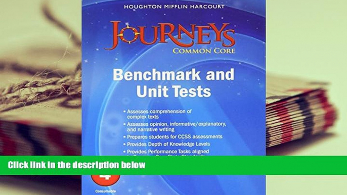 Download Journeys: Common Core Benchmark Tests and Unit Tests Consumable Grade 4 Books Online