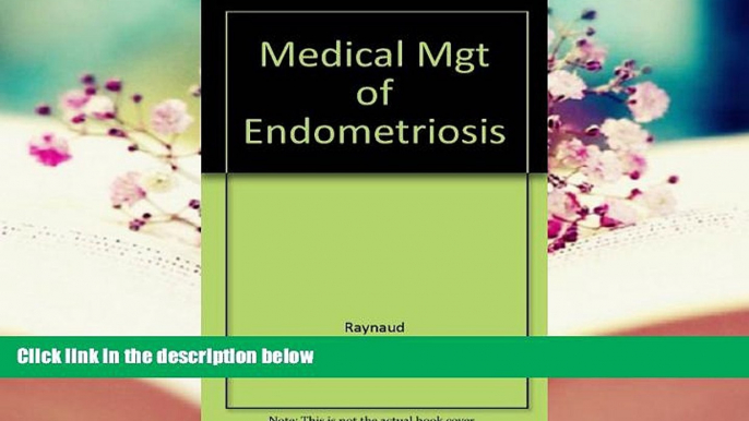 Audiobook  Medical Management of Endometriosis  For Kindle