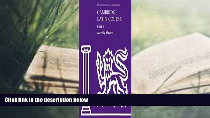 Audiobook  Cambridge Latin Course Unit 4 Activity Masters (North American Cambridge Latin Course)