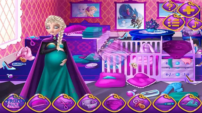 Frozen ELSA and JACK FROST have a baby games for kids - Frozen ELSA and ANNA songs