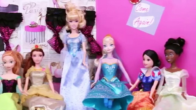 Frozen Elsa Disney Princess Attack Barbie DisneyCarToys Parody with Spiderman Jasmine and