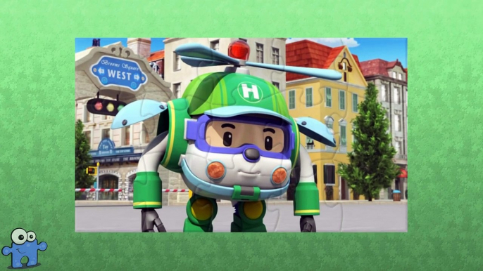 Мультик: Пазлы для детей Робокар Поли - Car Puzzle Robocar Poli